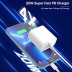 【Apple MFi Certified】Fast Charger iPhone,Fast i Phone Charging Cord 3Pack i Phone Charger Fast Charging Plug Block 6FT USB C to Lightning Cable for iPhone 14/14 ProMax/Plus/13 Mini/12/11/XR/XS,AirPods