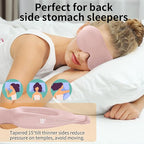 NEWVANGA Sleep Mask for Back and Side Sleeper, Block Out Light, Luxury Sleeping Eye Mask of 3D Night Blindfold, Zero Pressure Breathable Travel Eye Cover Pink