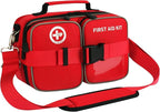 516 Piece First Aid Kit for Car, Travel & Home, FSA Eligible HSA Items - Large Professional Waterproof Compact Labeled Emergency Kit with Molle Shoulder Strap for Camping, Hiking & Survival