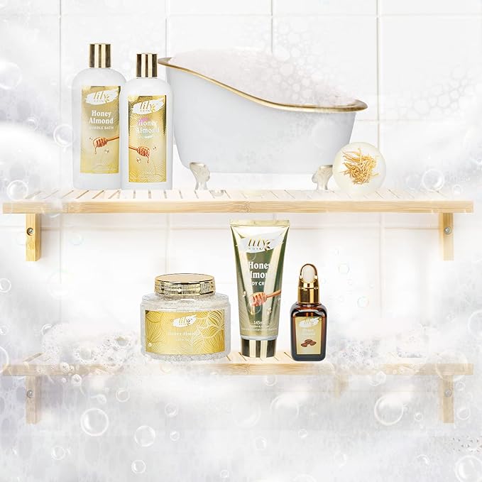 Mothers Day Gift for Mom, Gifts for Women - 7-Piece Spa Gift Set, Bath and Body Gift Set, Spa Kit | Gifts for Valentines, Fathers Day, Birthday, Christmas Gift, Holiday Present for Women