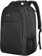 MATEIN Extra Large Travel Backpack, TSA Friendly 18.4 Inch Laptop Backpack, Anti Theft Flight Approved Business Work College Computer Backpack Big Bag for Women Men, Black