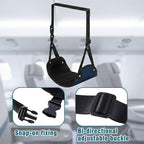 Portable Foot Hammock for air Travel,Airplane Foot Hammock Travel Essentials,