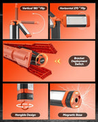 Saker Portable Camping Light with Stand 73inch 20000mAh Rechargeable LED Work Lights 3200 Lumen 4000/6500K Emergency Lights for Camping, Garage, Outdoor Work, Power Outages, Fishing LD18