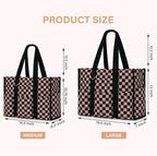 Becokan Large Tote Bag for Women Waterproof with 12 Pockets Top Zipper Closure Utility Teacher Nurse Bags for Work School
