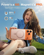 TORRAS EasyGo 0.45" Slim Magnetic Portable Charger Power Bank for iPhone, 5000mAh 22.5W Fast Charging Wireless Battery Pack Compatible with Magsafe, iPhone Air,Pro,Pro Max,17,16,15,14,13,12, Rose Gold