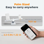 Compact 220V to 110V Voltage Converter US to Europe, TESSAN Universal Travel Adapter with 2 AC Outlets and 2 USB (1 USB-C), 200W Small Power Converter with EU/UK/AU/IT/India Plugs for Travel