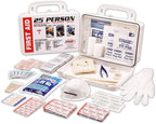 Rapid Care First Aid RC-25MAN-W 25 person 166 Piece ANSI/OSHA Compliant First Aid Kit in Wall Mountable Poly Case