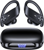 Hybrid Active Noise Cancelling Wireless Ear Buds 80 Hrs Playtime Hi-Res Stereo Quality Bluetooth Earbuds with Transparency Mode Headphones Bluetooth Earhooks ANC Earphones for Work Sports Travel