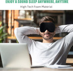 BeeVines Sleep Mask, 2 Pack 3D Contoured Sleeping Eye Masks for Lash Extensions, Night Molded Covers with Adjustable Strap, Eye Shade Cover Lashes Extension for Traveling Yoga Nap(Black & Grey)