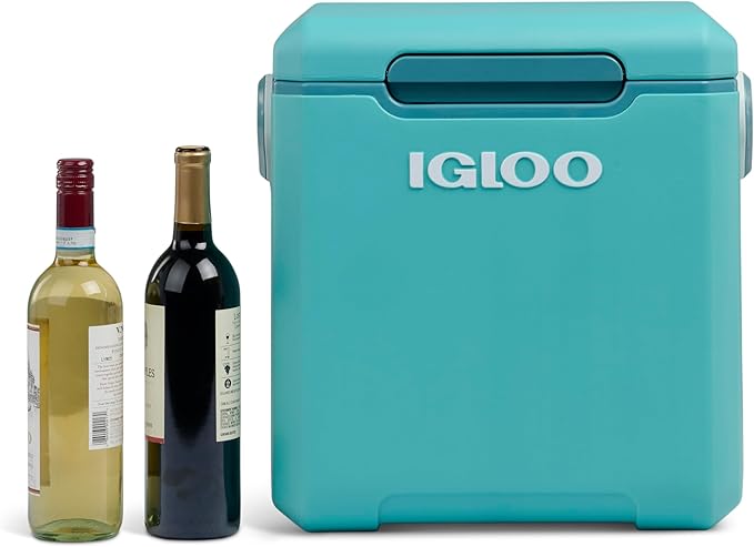 Igloo Tag Along Too Coolers | Insulated Hard Shell Picnic Style Cooler | Rolling Ice Chest