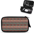 Tribal Electronic Organizer Travel Case Portable Tech Pouch Electronics Case Storage Bag for Cable Cord Charger Phone Earphone