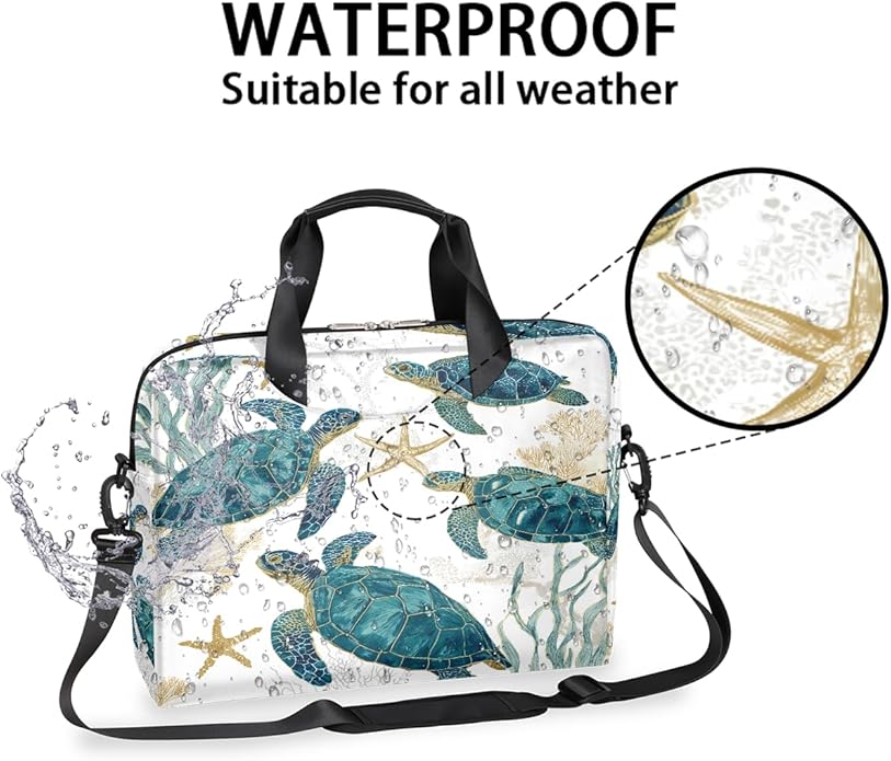 Cute Laptop Shoulder Bag for Women Men, Computer Laptop Bag Laptop Sleeve Case Laptop Satchel Briefcase Carrying Bag QA-1