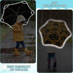 ALAZA Kids Umbrella Stick Umbrellas Cute Umbrella for Boys Girls Toddler UV/Sun Rain Windproof