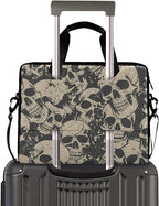 MNSRUU Laptop Bag for 15.6 inch Black Gothic Bats