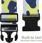 Luggage Straps for Suitcases TSA Approved Easy Pack Organized Suitcase Strap, Luggage Strap, Luggage Belt Strap, Bag Straps for Luggage. Buckle Straps Travel Accessories (Camo)