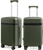 LOVEVOOK Hard Shell 24 Inch Carry On Luggage with Removable Lining,Large Capacity Carry On Suitcase with Wheels Lock,Lightweight Airline TSA Approved Checked Luggage for Men Women Travel Business Trip