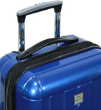 World Traveler VentureX Airline Approved 20-Inch Carry-On Luggage – Lightweight Hardside Polycarbonate Suitcase with Spinner Wheels - Contour Blue