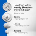 Handy Solutions Men's 9 Piece Premium TSA Compliant Travel Kit with Mouthwash