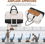 Travel Duffle Bag Weekender for Women - Carry-On Overnight Bag Personal Item Bag with Shoe Compartment & Wet Pocket Large Weekend Tote Bags with Toiletry Bag Hospital Bags for Labor and Delivery