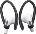 2 Pairs AirPods Ear Hooks for AirPods Pro 2, AirPods Pro, AirPods 4, 3, 2 & 1, Upgraded Anti Slip Sports Clip Hooks for AirPods 1, 2, 3, 4,Pro, Pro 2 – Black
