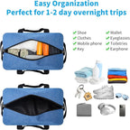 Apenze Small Gym Bag 14 inch lightweight Carry On Mini Duffel Bag for Travel Sport - Denim Blue