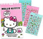 SANRIO Kuromi Neck Pillow and Blanket Set - Bundle Kuromi Travel Neck Pillow, Kuromi Fleece Blanket, Stickers, More | Kuromi Travel Accessories