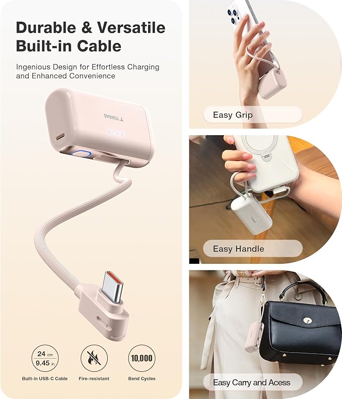 TORRAS Pair It Up and Save 15% — Mini Portable Charger + Ostand Magnetic Case = Better Together