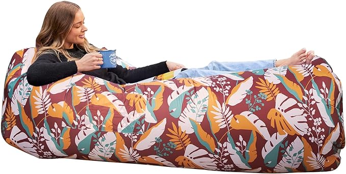 WEKAPO Inflatable Couch Air Lounger Chair - Camping & Beach Accessories, Portable Blow up Sofa for Hiking, Lawn, Indoor/Outdoor Movies & Music Festivals. Lightweight and Easy to Set Up Air Hammock