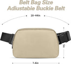 JSJ Mini Fanny Pack for Women & Men,Valentines Day Gifts for Girls Teens Kids Daughter Sister Her,Trendy Stuff Crossbody Bags Cute Everywhere Belt Bags. (Khaki)