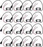 Weewooday 16 Pieces 12v to 5v Dc Converter Buck Module USB Output Power Adapter Dc Car Power Converter Regulator