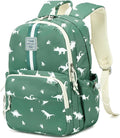 CAMTOP Preschool Backpack for Kids Boys Girls Toddler Backpack Kindergarten School Bookbags for Age 3-8 (Green Dinosaur)