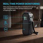 Case Compatible with Anker Prime 27,650mah Power Bank 250w, Laptop Phone Computer Battery Chargers Travel Carrying Holder for Portable Charger Fast Charging &USB Cables, Adapters (Bag Only)