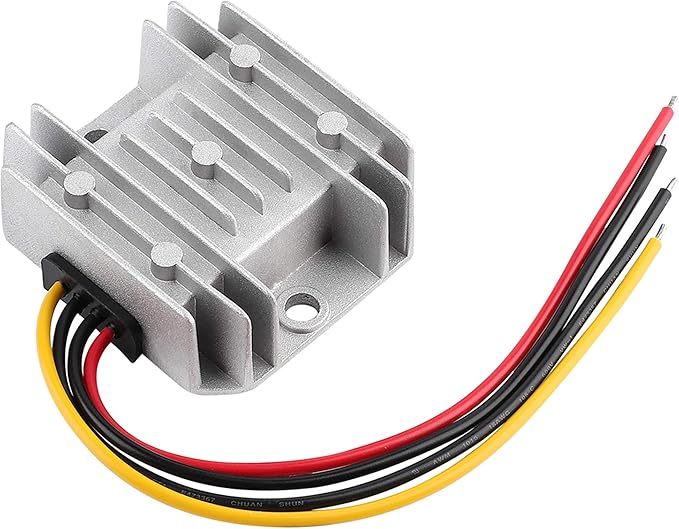 HOMELYLIFE DC 24V to 12V 10A 120W Voltage Buck Converter Reducer Power Step Down Regulator Waterproof Module Transformer for Golf Cart