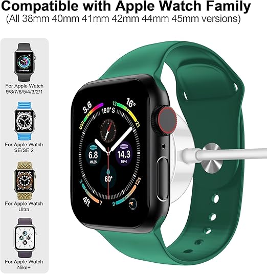 𝟐𝟎𝟐𝟔 𝐔𝐩𝐠𝐫𝐚𝐝𝐞𝐝 for Apple Watch Charger Magnetic Fast Charging Cable [Portable] Magnetic Wireless Charging Compatible with iWatch Series Ultra/10/9/8/7/6/SE/SE2/5/4/3-[6.6FT/2M] White
