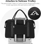 HYC00 Travel Duffel Bag,Carry-on Overnight Weekender Bags for Women,Sports Tote Gym Bag with Wet Pocket
