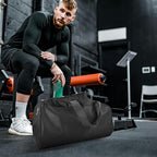 C&F BOGMOST Small Travel Duffel Bag Foldable Waterproof Gym Bag for Gym Beach Swim Bag Men Women Duffle Bag Lightweight Oxford Cloth Sports Bag-Orange