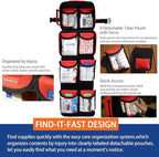 418-Piece First Aid Kit for Home, Travel, Camping, Hiking & Outdoor Emergencies, Tear-Resistant Survival Kits for Business, Vehicle & School, Multi-Use Emergency Medical Supplies