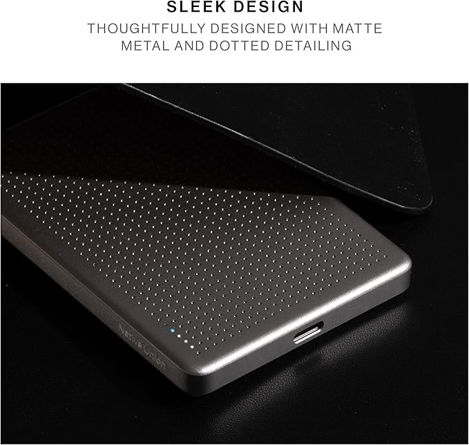 Native Union Active Power Bank | Magnetic - MagSafe Compatible 5000mAh 15W Portable Charger - USB-C Cable Included - Compatible with iPhone Air, 17, 17 Pro Max, 17e, AirPods Pro 3 & More (Black)