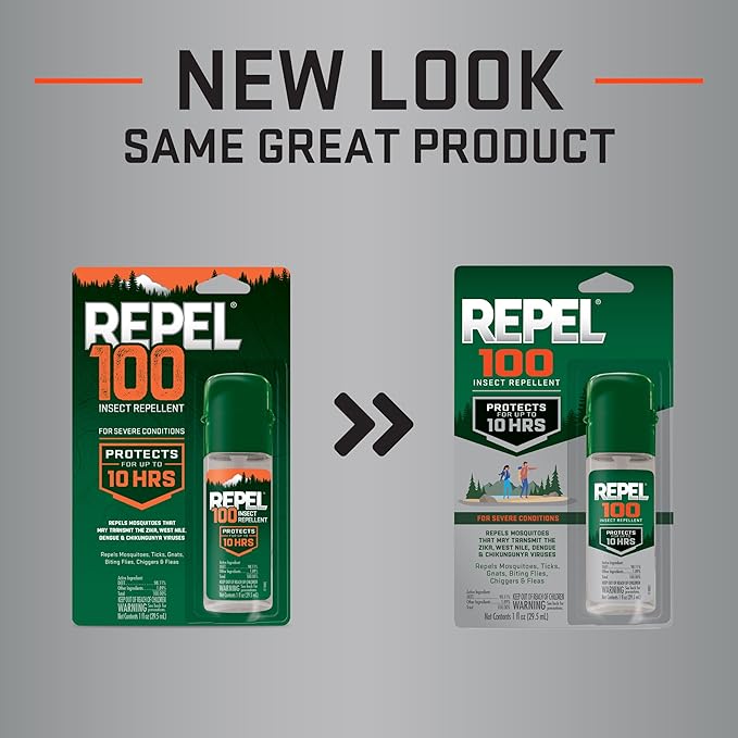 Repel 1-Ounce Insect Repellent Pump Spray (Pack of 6)