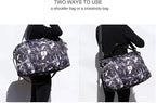 ESVAN Travel Tote Duffel Gym Bag,Weekender Overnight Carry-on Tote Crossbody Bag with Wet Pocket and Trolley Sleeve Upgraded