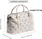 ESVAN Travel Tote Duffel Gym Bag,Weekender Overnight Carry-on Tote Crossbody Bag with Wet Pocket and Trolley Sleeve Upgraded