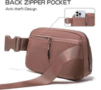 Belt Bag for Women Fanny Pack Crossbody Bags for Women Fashion Waist Packs with Adjustable Strap Gifts for Women Men (Brown)
