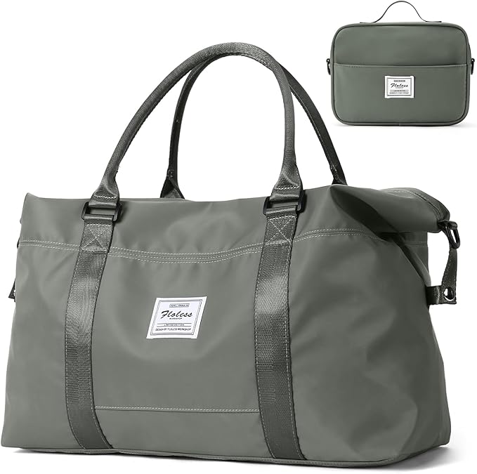 HYC00 Travel Duffel Bag,Carry-on Overnight Weekender Bags for Women,Sports Tote Gym Bag with Wet Pocket