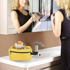 Icramsy Travel Toiletry bag Toiletry bag for women men Hanging Cosmetic bag Travel accessories for Women Men (Yellow)