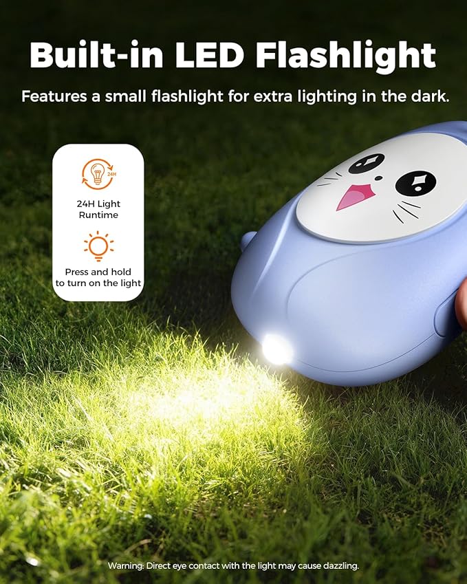 ESSAGER Personal Safety Alarm for Women, 130dB Loud Siren, Replaceable Battery, Built-in LED Light, Portable Keychain & Carabiner. Self Defense Security Alarm for Kids, Seniors (Blue)