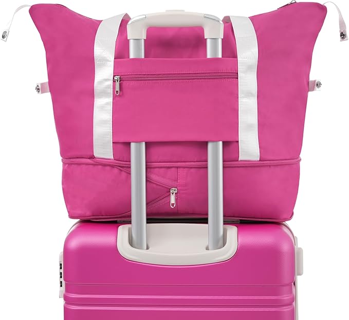 Merax Luggage Sets 28 Inch Suitcase with TSA Lock Hardshell Carry On Luggage with Duffel Bag