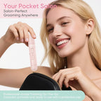 Facial Hair Remover & Eyebrow Trimmer - 2 in 1 Eyebrow & Face Shaver for Women - Rechargeable Face Razors for Women with Built-in LED Lights - Painless Hair Removal for Flawless Skin & Makeup