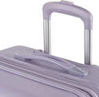 SwissGear 7366 Signature Hardside Expandable Luggage with Spinner Wheels, TSA Lock, Evening Haze, Checked-Medium 23-Inch
