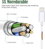 iPhone Charger [Apple MFi Certified] Apple Block USB C Fast Wall Plug with 3FT USB C to Lightning Cable for iPhone 14 Pro Max/14/14 Plus/13 Mini/12/12 Pro/11/XR/Xs Max/AirPods/iPad Air 3/Mini 4(White)