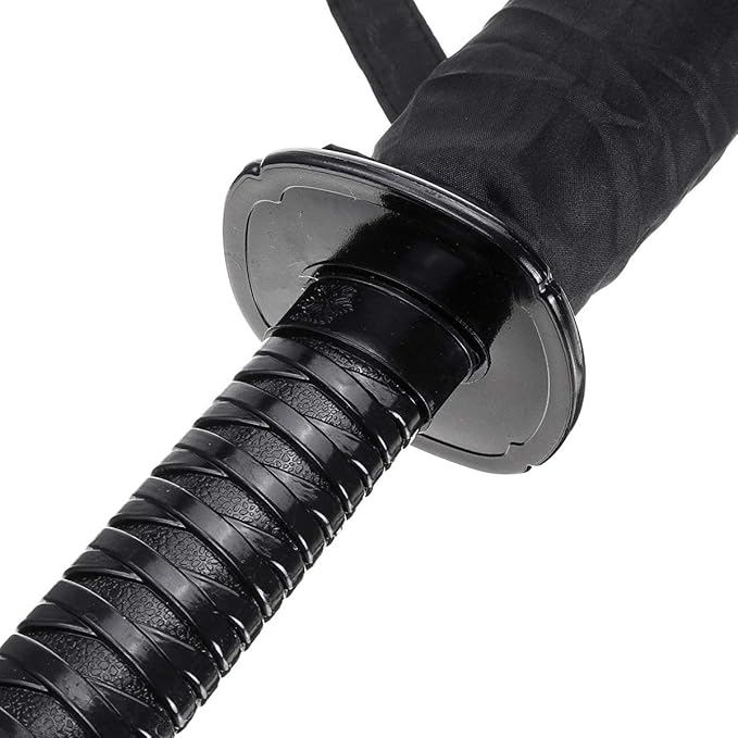 Samurai Umbrella Creative Semi-Automatic Katana,Gifts For Cosplay Decoration. Windproof Outdoor Umbrella.Sun Protection Umbrella Black.